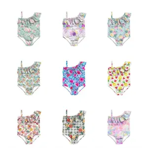 2023 Hot Sale Girls' Swimsuit For Holiday Travel Children's Swimsuit Custom Children Toddler One Piece Kids Swimwear