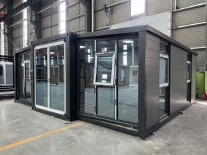 Maison de conteneur en acier extensible de 20 pieds, résistant aux intempéries, utilisation polyvalente, secours en cas de catastrophe, hôtel, bureau à domicile, boutique, bureau, <span class=keywords><strong>kiosque</strong></span> de villa - Product Image 2
