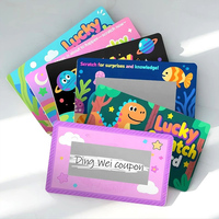 Cartes à gratter en papier épais mat et cartes à prix pour les événements festifs, les sorties, le divertissement et les ventes en magasin