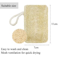 Logo personnalisé Emballage Luffa naturel biodégradable double couche lave-vaisselle Luffa cuisine nettoyage Lufah épurateur