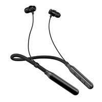 Nouveaux écouteurs et casque sans fil de sport avec LED JL Stereo Bass Conception de cou suspendu populaire pour les écouteurs magnétiques du commerce extérieur