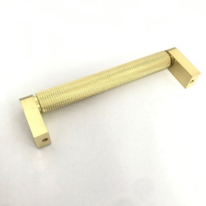 Sản Xuất Tại Trung Quốc Đồ Nội Thất Tủ Phần Cứng Ngăn Kéo Rắn <span class=keywords><strong>Brass</strong></span> Vàng Khía Knob Và Kéo Xử Lý - Product Image 6