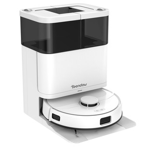 Teendow D63S Ultra 10000pa Saugroboter Automatischer Roboterstaubsauger und Wischroboter mit Selbstreinigung und Heißlufttrocknung - Product Image 5
