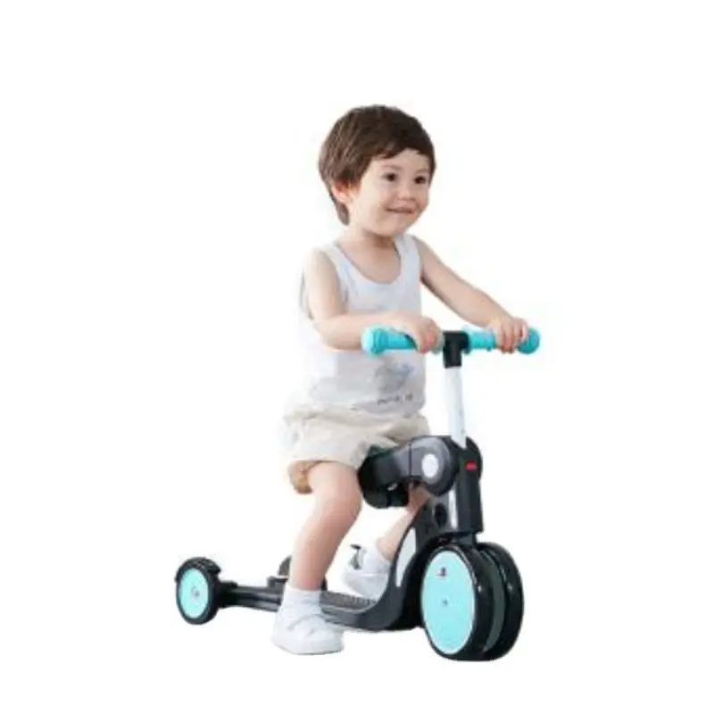 Xiaomi BEBEHOO 5 in1 çok fonksiyonlu deformasyon arabası bebek bisiklet ve çocuk sürgülü yürüyüş öğrenme bisikleti