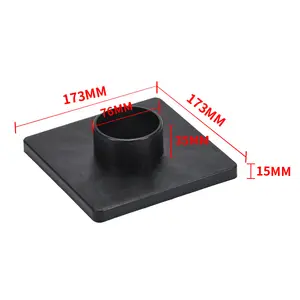 Polypropylene plug baffles 3-inch black support frame printed plug automotive film tube plug baffles wholesale