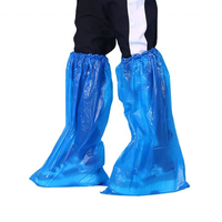 Couverture en plastique jetable de botte de PE épaissi jetable PE/CPE