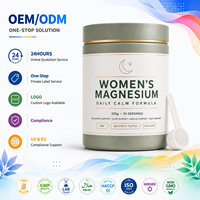 Formule de magnésium pour femmes, complément de magnésium pour la vitalité quotidienne, équilibre jour et nuit, étiquette privée, mélange personnalisé OEM