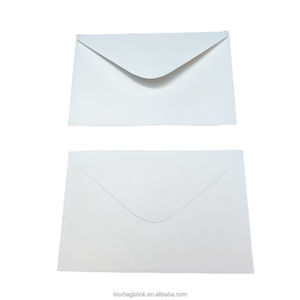 Sobre Rígido de Papel Kraft Blanco para Envíos por Correo, Tarjetas Postales y Tarjetas de Navidad, <span class=keywords><strong>DL</strong></span> 220 x 110 mm (8 3/4 x 4 3/8 Pulgadas), ZL 230 x 120 mm (9 x 4 3/4 Pulgadas) - Product Image 2