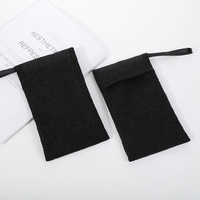 Sac à savon en nylon avec cordon de serrage et étiquette personnalisée, exfoliant pour la douche, emballage cadeau de mariage, savon de qualité