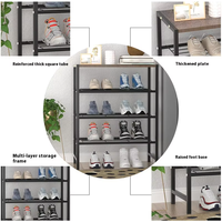Nouvelle étagère à chaussures simple pour la maison, à assembler, sur pied, multi-niveaux, gain de place