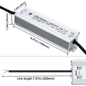 100w עמיד למים IP67 גבוהה מתח 220V אספקת חשמל 5v 12v 15v 24v שנאי LED נהג מיתוג אספקת חשמל - Product Image 3