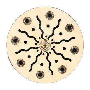 Instrument de percussion ethnique, tambour à jet de son de 8 pouces, instrument sonore éthéré, instrument de musique de niche au son de pluie - Product Image 2