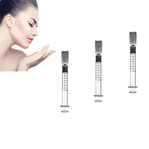 1ML 2ML 3 mlprezzo di fabbrica Luer lucchetto siringa di vetro siringa cosmetica per il preriempimento di prodotti per Filler dermici