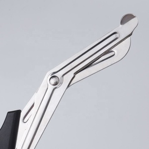 Ciseaux à pansements multi-usages en acier inoxydable médical de haute qualité, longueur 15 cm, ciseaux d'urgence pour traumatismes - Product Image 4