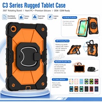 Étui antichoc intégral WESOROL pour Samsung Tab A11 Plus 11 2025 Tab A9 Plus 11 2023 avec support rotatif et bandoulière