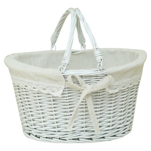 Giỏ Dã Ngoại Có Tay Cầm Gấp Rỗng Giá Rẻ Bán Sỉ Giỏ Dã Ngoại Bằng Liễu Gai Có Tay Cầm - Product Image 1