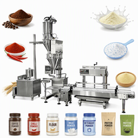 Machine de remplissage semi-automatique à vis sans fin pour poudres granulées (café, farine, piment, détergent, lait en poudre)