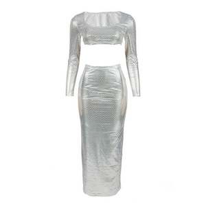 Maßgeschneidertes langes Pailletten-Abendkleid für Hochzeit und Abschlussball, individuelles Design - Product Image 5