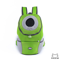 Sac à dos respirant en maille pour animaux de compagnie avec fenêtre de sortie ronde, sac de transport portable pour petits chats et chiots