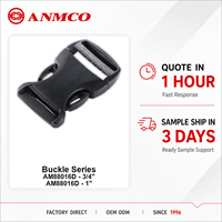 Boucles à dégagement rapide latéral en plastique 20mm 25mm 32mm pour sangles de sac à dos et cordons