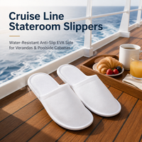 Chaussons d'hôtel jetables blancs HEIGHT, lot en vrac, avec plateau d'accueil et chiffon de nettoyage, pour la réapprovisionnement des chambres d'hôtel, vente en gros, fournitures hôtelières
