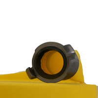Tuyau de feu simple jaune, tube d'éclairage de 38mm doublé de TPU, pour le feu de forêts