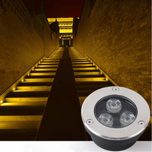 Lumière Souterraine Fine et Étanche, Projecteur Encastré pour Escalier, Projecteur de Sol pour Place Publique, Lumière d'Angle à Profil Bas - Product Image 1