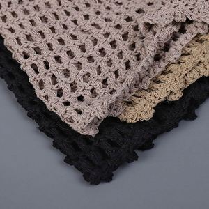 Gorro de Lino Tejido a Mano con Diseño Floral, Transpirable, para Primavera/Verano, Estilo Casual para Mujer - Product Image 3