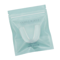 Effacer auto-scellant fermeture éclair en plastique sac d'emballage de détail outil dentaire aligneurs invisibles sac d'emballage pochette debout