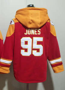 Sudadera con Capucha de Fútbol Americano para Hombre KC, con Cordones, Invierno, con los Números 15 de Patrick Mahomes, 87 de <span class=keywords><strong>Travis</strong></span> Kelce y 10 de Isiah Pacheco - Product Image 5