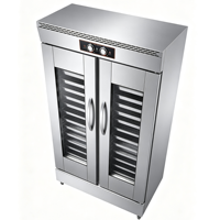 Armoire de fermentation commerciale à 32 plateaux, contrôle mécanique, isolation en mousse, pour pain et pains vapeur