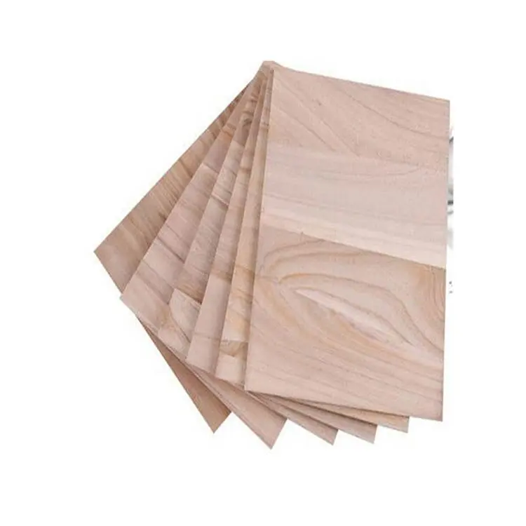 Paulownia materiale segato relativo in legno solido di forma speciale bordo per la vendita