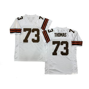 Camiseta de rugby cosida de estilo vintage para hombre 19 Bernie Kosar 32 Jim <span class=keywords><strong>Brown</strong></span> 73 <span class=keywords><strong>Joe</strong></span> Thomas S - 3XL - Product Image 5