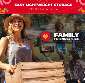 Juego de Torre Gigante Premium de 60 Bloques con Caja de Almacenamiento/Mesa para Exteriores, Juegos de Jardín Gigantes para Adultos y Familias, Set Gigante |   Diversión en el Gran Patio Trasero - Product Image 3