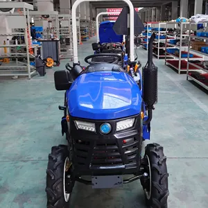 Pasokan langsung pabrik Tiongkok 4WD 18W 25HP traktor kebun pertanian Mini untuk dijual