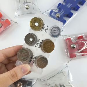 Japanese PVC Coin Holder Coin Purse Portable <b>Small</b> <b>Wallet</b> Anti-Loss Clip Coin Organizer Travel Transparent Card Holder - Product Image 4