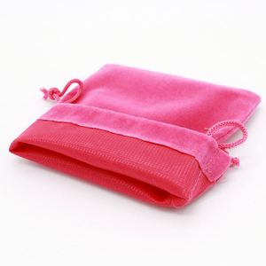 Pochette en velours de haute qualité avec cordon de serrage pour maquillage et bijoux, avec logo personnalisé, taille personnalisable, options multicolores pour l'emballage des bracelets - Product Image 4