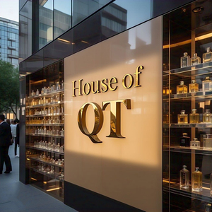 Cửa hàng sang trọng kính hiển thị kệ với ánh sáng LED cho nước hoa - Product Image 3