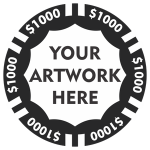 Jetons de poker en céramique de qualité casino personnalisés avec plateau, accessoire de jeu hautement durable - Product Image 1