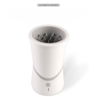 Nettoyeur automatique de pattes de chien électrique, brosse rotative rechargeable par USB, dispositif de lavage des pattes d'animaux