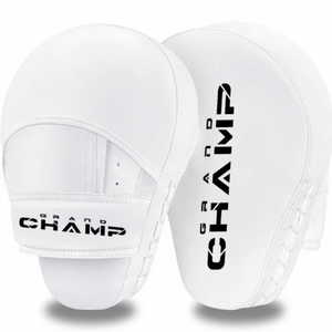 Profesional Muay Thai Kick Pads antideslizante cuero Unisex adulto boxeo entrenamiento guantes cómodo agarre directo de fábrica al por mayor - Product Image 1