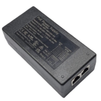 Injecteur PoE passif 100-240Vac vers 48VDC 24W 30W 48W 60W 1G 2.5G 5G 10G, alimentation PoE, adaptateur RJ45 pour AP CPE Switch Ethernet