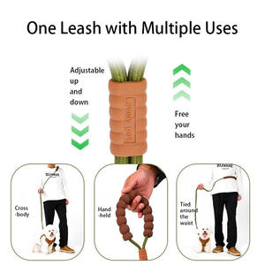 Accesorios para Mascotas Correas de Diseño Personalizado Nuevas y Populares para Perros con Mango Acolchado Suave y Flexibles de Bungee Extensibles - Product Image 4