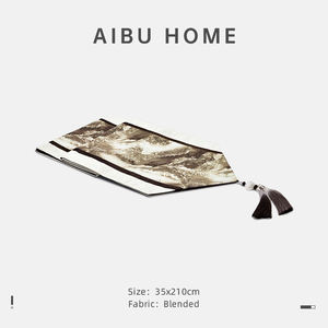 <span class=keywords><strong>Aibu</strong></span> Home ผ้าปูโต๊ะผ้าแจ็คการ์ดสไตล์ตะวันออก35*210ซม. ของนักวิ่งโต๊ะผ้าทอหรูหราแบบนามธรรมพร้อม macrame - Product Image 5