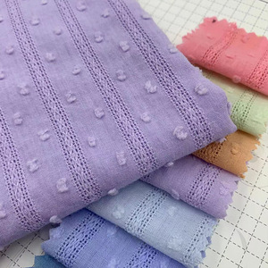 Tela de Crepé Jacquard de Lujo al por Mayor, 100% Poliéster, Brocado, Malla, Tejido Plisado, para Ropa de Mujer, Niñas y Niños, Vestidos - Product Image 1