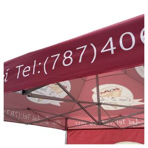 Tenda Pieghevole per Eventi Esterni e Fiere 10x10ft, Gazebo Pubblicitario 20x10ft, Design Professionale OEM Gratuito - Product Image 2