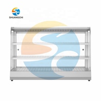 SC Kommerzieller Elektrischer Edelstahl-Hotelbuffet-Tischaufsatz-Kuchenwärmer Warmhaltevitrine für Speisen