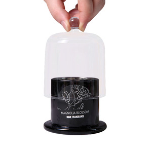 Bougie parfumée relaxante de luxe, bougie en cire de soja sous cloche en verre, pour la Saint-Valentin, Noël et les cadeaux pour maman, logo personnalisé OEM... - Product Image 1