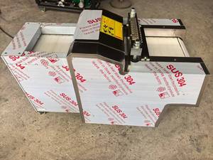 Máquina Cortadora de Carne Congelada Multiusos HJ-QK500, Corte Uniforme en Cubos para Carnicerías y Fábricas de Alimentos - Product Image 2