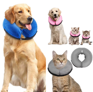 <span class=keywords><strong>Collar</strong></span> Inflable Suave Tipo Elizabeth, Protector de Cuello Anti-lamido y Anti-pulgas <span class=keywords><strong>para</strong></span> Perros y <span class=keywords><strong>Gatos</strong></span>, <span class=keywords><strong>para</strong></span> Uso Postoperatorio y Diario - Product Image 1